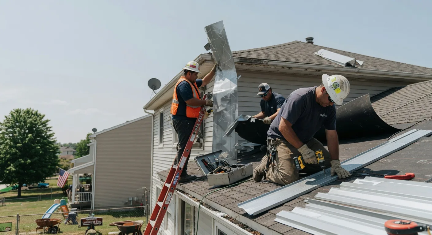 Storm Damage Metal Roof Repair in Fort Shafter, HI